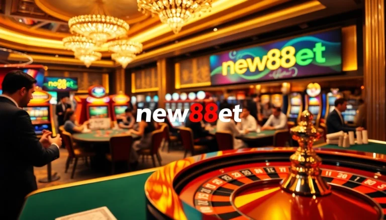 Experience the thrill of casino gaming at new88bet with exciting roulette and slot machines.